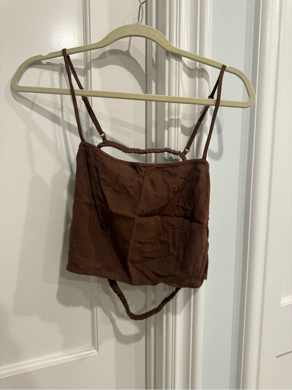 PacSun Brown Cropped Tank Top